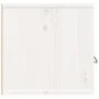 Solid white pine wood wall cabinet 80x30x30 cm by vidaXL, Shelves and shelves - Ref: Foro24-818387, Price: 71,34 €, Discount: %