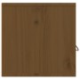 Honey brown solid pine wood wall cabinet 60x30x30 cm by vidaXL, Shelves and shelves - Ref: Foro24-818371, Price: 61,11 €, Dis...