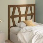 Honey brown solid pine wood bed headboard 96x4x100 cm by vidaXL, Headboards and footboards - Ref: Foro24-818603, Price: 23,91...