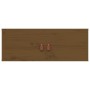 Honey brown solid pine wood wall cabinet 80x30x30 cm by vidaXL, Shelves and shelves - Ref: Foro24-818381, Price: 81,30 €, Dis...