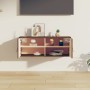 Honey brown solid pine wood wall cabinet 80x30x30 cm by vidaXL, Shelves and shelves - Ref: Foro24-818381, Price: 81,30 €, Dis...