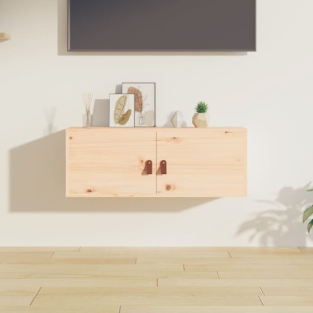 Hängeschrank aus massivem Kiefernholz 80x30x30 cm von vidaXL, Regale und Regale - Ref: Foro24-818375, Preis: 70,97 €, Rabatt: %