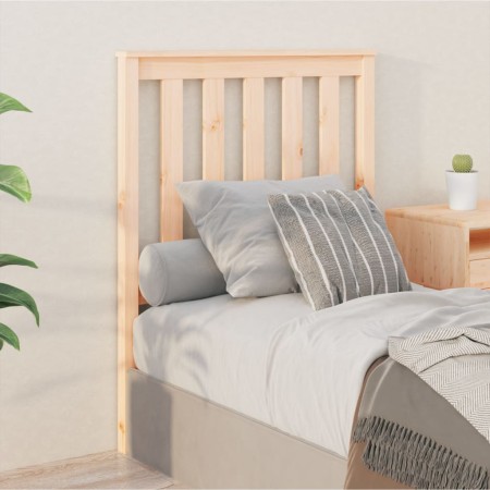 Solid pine wood bed headboard 81x6x101 cm by vidaXL, Headboards and footboards - Ref: Foro24-818495, Price: 37,13 €, Discount: %