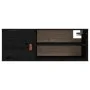 Armario de pared de madera maciza de pino negro 80x30x30 cm de vidaXL, Estantes y estanterías - Ref: Foro24-818393, Precio: 7...