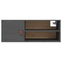 Wall cabinets 2 pcs solid gray pine wood 80x30x30 cm by vidaXL, Shelves and shelves - Ref: Foro24-818390, Price: 80,19 €, Dis...