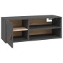 Wall cabinets 2 pcs solid gray pine wood 80x30x30 cm by vidaXL, Shelves and shelves - Ref: Foro24-818390, Price: 80,19 €, Dis...