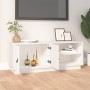 Mueble de TV de madera maciza de pino blanco 105x34x40 cm de vidaXL, Muebles TV - Ref: Foro24-818221, Precio: 72,04 €, Descue...