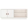 Mueble de TV de madera maciza de pino blanco 105x34x40 cm de vidaXL, Muebles TV - Ref: Foro24-818221, Precio: 72,04 €, Descue...