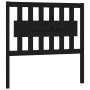 Solid black pine wood bed headboard 95.5x4x100 cm by vidaXL, Headboards and footboards - Ref: Foro24-818554, Price: 29,14 €, ...