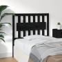 Solid black pine wood bed headboard 95.5x4x100 cm by vidaXL, Headboards and footboards - Ref: Foro24-818554, Price: 29,14 €, ...