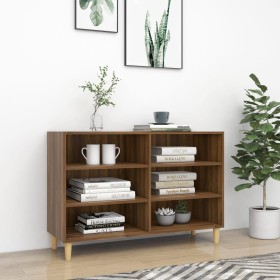 Oak brown engineered wood sideboard 103.5x35x70 cm by vidaXL, Sideboards - Ref: Foro24-813184, Price: 84,99 €, Discount: %