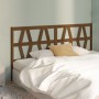 Honey brown solid pine wood bed headboard 186x4x100 cm by vidaXL, Headboards and footboards - Ref: Foro24-818638, Price: 37,2...