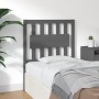 Solid gray pine wood bed headboard 80.5x4x100 cm by vidaXL, Headboards and footboards - Ref: Foro24-818547, Price: 41,24 €, D...