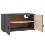 Wall cabinets 2 pcs solid gray pine wood 60x30x30 cm by vidaXL, Shelves and shelves - Ref: Foro24-818370, Price: 103,99 €, Di...