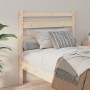 Cabecero de cama madera maciza de pino 81x4x100 cm de vidaXL, Cabeceros y pies de cama - Ref: Foro24-818395, Precio: 30,26 €,...