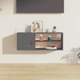 Solid pine wood wall cabinet 80x30x30 cm by vidaXL, Shelves and shelves - Ref: Foro24-818389, Price: 63,63 €, Discount: %