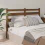 Honey brown solid pine wood bed headboard 156x4x100 cm by vidaXL, Headboards and footboards - Ref: Foro24-818428, Price: 34,8...