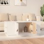 Solid white pine wood coffee table 100x50x41 cm by vidaXL, Coffee table - Ref: Foro24-818256, Price: 85,27 €, Discount: %