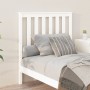 Solid white pine wood bed headboard 96x6x101 cm by vidaXL, Headboards and footboards - Ref: Foro24-818501, Price: 49,36 €, Di...