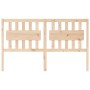 Solid pine wood bed headboard 165.5x4x100 cm by vidaXL, Headboards and footboards - Ref: Foro24-818580, Price: 57,11 €, Disco...