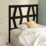 Solid black pine wood bed headboard 96x4x100 cm by vidaXL, Headboards and footboards - Ref: Foro24-818604, Price: 23,99 €, Di...