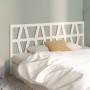 Solid white pine wood bed headboard 186x4x100 cm by vidaXL, Headboards and footboards - Ref: Foro24-818636, Price: 53,99 €, D...