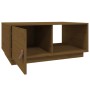 Mesa de centro madera maciza de pino marrón miel 80x50x35,5 cm de vidaXL, Mesas de centro - Ref: Foro24-818263, Precio: 58,98...