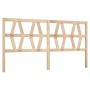 Cabecero de cama madera maciza de pino 206x4x100 cm de vidaXL, Cabeceros y pies de cama - Ref: Foro24-818640, Precio: 46,56 €...