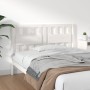 Solid white pine wood bed headboard 125.5x4x100 cm by vidaXL, Headboards and footboards - Ref: Foro24-818561, Price: 35,15 €,...