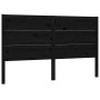 Cabecero madera maciza de pino negro 146x4x100 cm de vidaXL, Cabeceros y pies de cama - Ref: Foro24-818724, Precio: 55,09 €, ...