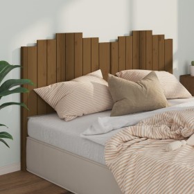 Honey brown solid pine wood bed headboard 186x4x110 cm by vidaXL, Headboards and footboards - Ref: Foro24-818488, Price: 88,9...