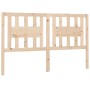 Cabecero madera maciza de pino 126x4x100 cm de vidaXL, Cabeceros y pies de cama - Ref: Foro24-818660, Precio: 30,90 €, Descue...