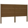 Solid honey brown pine wood headboard 166x4x100 cm by vidaXL, Headboards and footboards - Ref: Foro24-818733, Price: 73,99 €,...