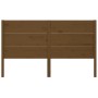 Solid honey brown pine wood headboard 166x4x100 cm by vidaXL, Headboards and footboards - Ref: Foro24-818733, Price: 73,99 €,...