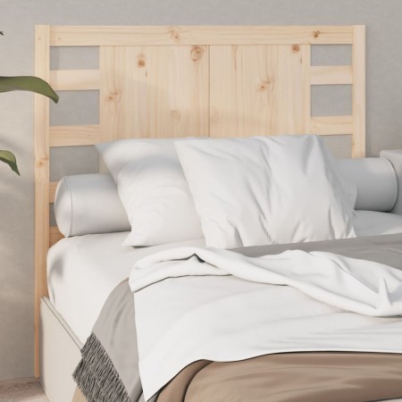 Cabecero madera maciza de pino 81x4x100 cm de vidaXL, Cabeceros y pies de cama - Ref: Foro24-818745, Precio: 39,99 €, Descuen...