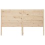 Solid pine wood headboard 206x4x100 cm by vidaXL, Headboards and footboards - Ref: Foro24-818740, Price: 88,21 €, Discount: %