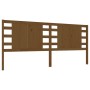 Solid honey brown pine wood headboard 156x4x100 cm by vidaXL, Headboards and footboards - Ref: Foro24-818778, Price: 61,99 €,...