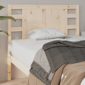 Solid pine wood bed headboard 96x4x100 cm by vidaXL, Headboards and footboards - Ref: Foro24-818750, Price: 41,96 €, Discount: %