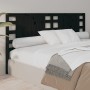 Cabecero madera maciza de pino negro 206x4x100 cm de vidaXL, Cabeceros y pies de cama - Ref: Foro24-818794, Precio: 53,14 €, ...