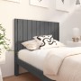 Solid gray pine wood bed headboard 105.5x4x100 cm by vidaXL, Headboards and footboards - Ref: Foro24-818857, Price: 53,11 €, ...