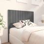 Solid gray pine wood bed headboard 105.5x4x100 cm by vidaXL, Headboards and footboards - Ref: Foro24-818857, Price: 53,99 €, ...