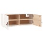 Massivholz-Hängeschrank Kiefer weiß 80x30x30 cm von vidaXL, Regale und Regale - Ref: Foro24-818377, Preis: 77,77 €, Rabatt: %