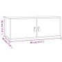 Massivholz-Hängeschrank Kiefer weiß 80x30x30 cm von vidaXL, Regale und Regale - Ref: Foro24-818377, Preis: 76,96 €, Rabatt: %