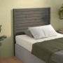 Solid gray pine wood bed headboard 96x4x100 cm by vidaXL, Headboards and footboards - Ref: Foro24-819002, Price: 47,88 €, Dis...