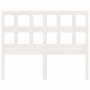 Solid white pine wood bed headboard 205.5x4x100 cm by vidaXL, Headboards and footboards - Ref: Foro24-818941, Price: 38,25 €,...