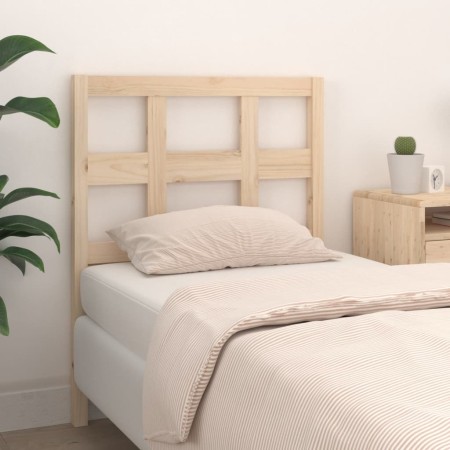 Solid pine wood bed headboard 105.5x4x100 cm by vidaXL, Headboards and footboards - Ref: Foro24-818905, Price: 38,37 €, Disco...