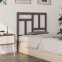 Solid gray pine wood bed headboard 95.5x4x100 cm by vidaXL, Headboards and footboards - Ref: Foro24-818952, Price: 23,00 €, D...