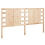 Solid pine wood headboard 156x4x100 cm by vidaXL, Headboards and footboards - Ref: Foro24-818775, Price: 55,74 €, Discount: %