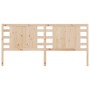 Solid pine wood headboard 156x4x100 cm by vidaXL, Headboards and footboards - Ref: Foro24-818775, Price: 55,74 €, Discount: %