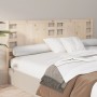 Solid pine wood headboard 156x4x100 cm by vidaXL, Headboards and footboards - Ref: Foro24-818775, Price: 55,74 €, Discount: %